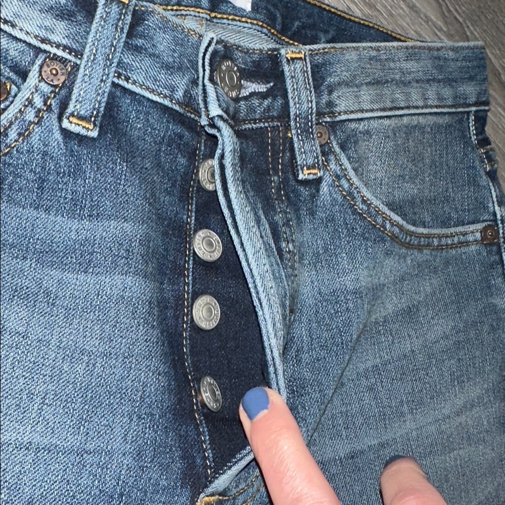NWT Anthropologie Boyish Blake Mid Rise Cropped Skinny Jeans size 26 - Picture 8 of 14